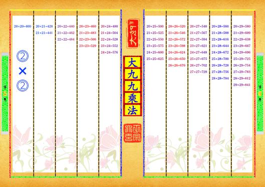 《大九九乘法》第【5-6】页