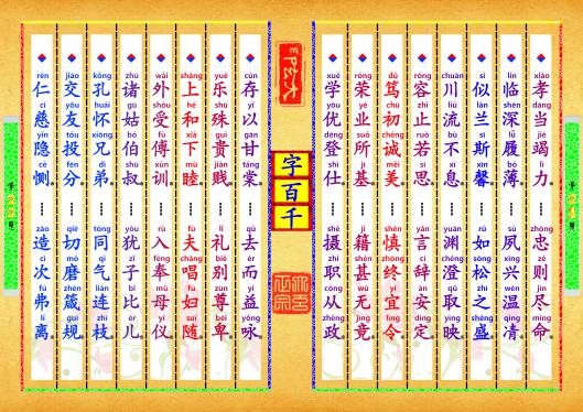 《字百千》第【21-22】页