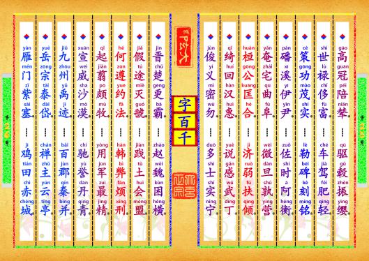 《字百千》第【25-26】页