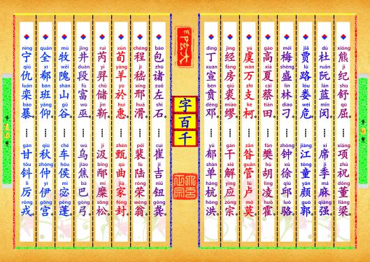 《字百千》第【9-10】页
