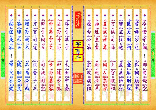 《字百千》第【13-14】页