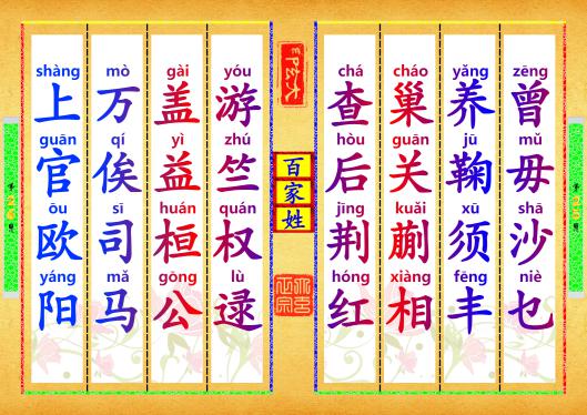 《百家姓》第【25-26】页