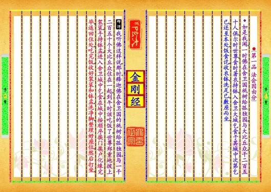 《金刚经》第【1-2】页